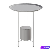 PENDULAM ROUND END TABLE 3D Model Corona