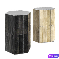 Side Table Andree 1 by Minotti 3D Model Vray, Corona