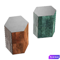 Side Table Andree 1 by Minotti 3D Model Vray, Corona
