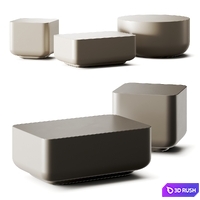Westwing Rona Coffee Table 3D Model Vray, Corona