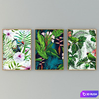 Paradise Posters 3D Model Vray, Corona