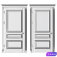 Elite door 73 3D Model Vray