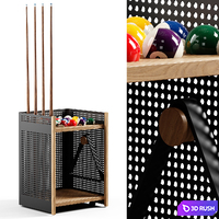 RS Barcelona - Mou floor cue rack 3D Model Vray