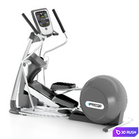 Gym Equipment Precor 3D Model Vray