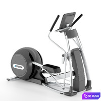 Gym Equipment Precor 3D Model Vray