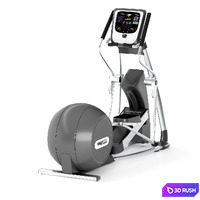 Gym Equipment Precor 3D Model Vray