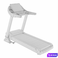 Fortis Auto Treadmill 3D Model Vray, Corona