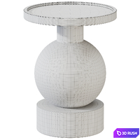 Coffee table Glossy AM.PM 3D Model Corona