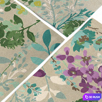 Carpet Bluebellgray Braybrooke linen Rug 3D Model Vray