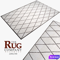 Carpet_trc-damascus-grey-rug_42 3D Model Vray