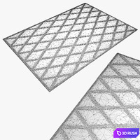 Carpet_trc-damascus-grey-rug_42 3D Model Vray