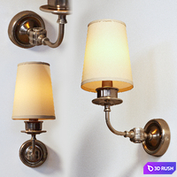 Mis En Demeure SCONCE ORSAY SIMPLE 3D Model Corona
