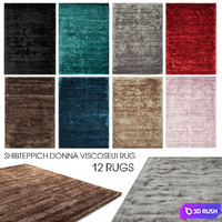 Teppich Donna Viscose 3D Model Vray