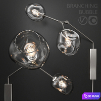 Bra Branching bubble 3D Model Vray, Corona