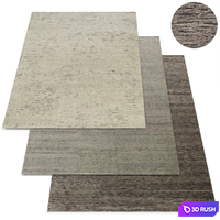 Metallic Casse Rug RH Collection 3D Model Vray