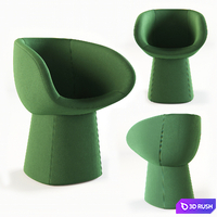 Moroso Armada small armchair 3D Model Corona