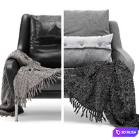 B &amp; B Italia Edouard Armchair 3D Model Vray