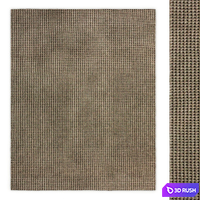 Garden Layers Green Rug by Gan 3D Model Vray