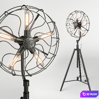 Floor lamp Dialma Brown 3D Model Corona