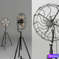 Floor lamp Dialma Brown 3D Model Corona