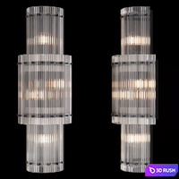 Restoration Hardware SAN MARCO ROUND DOUBLE SCONCE Black 3D Model