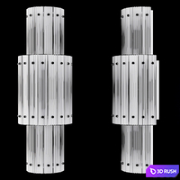 Restoration Hardware SAN MARCO ROUND DOUBLE SCONCE Black 3D Model Corona