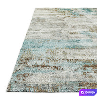 Lyra Hand-Knotted Silk Rug RH 3D Model Vray