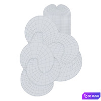 Slinkie Collection 3D Model Vray