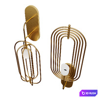 Wall lamp Garda Decor 3D Model Corona