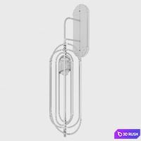 Wall lamp Garda Decor 3D Model Corona