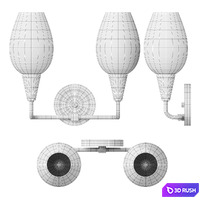 Lampatron VIOLA WALL 3D Model Vray, Corona