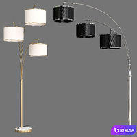 Matlock 83 "Tree Floor Lamp 3D Model Vray