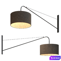 luxcambra ARCO A wall light 3D Model Vray