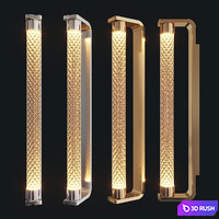 STRADIVARI single wall lamp 3D Model Corona