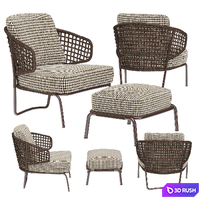 Garden furniture Aston Cord Outdoor 3D Model Vray