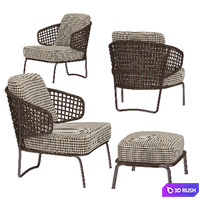 Garden furniture Aston Cord Outdoor 3D Model Vray