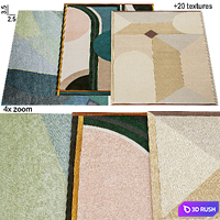 Carpet collection | No. 034 3D Model Vray