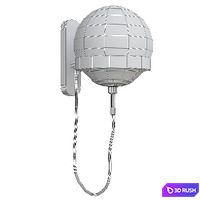 Ball and string 3D Model Vray