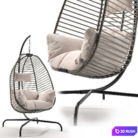 Hanging chair with frame 3D Model Corona