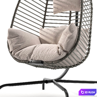 Hanging chair with frame 3D Model Corona