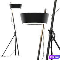 Floor lamp KA XL by Woodendot 3D Model Vray