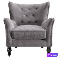 Dallas Armchair 3D Model Corona