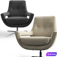 Armchair flavio 3D Model Vray