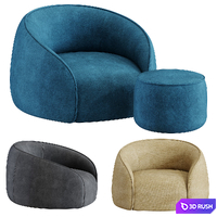 My Home / Baloo Armchair Alivar 3D Model Vray, Corona