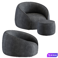 My Home / Baloo Armchair Alivar 3D Model Vray, Corona