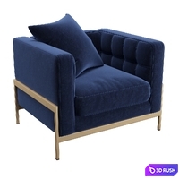 Chair Austin 3D Model Vray