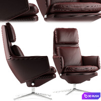 Vitra Grand Relax Armchair 3D Model Vray