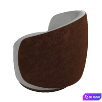 ARMCHAIR BORDEAUX 3D Model Vray