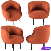 Arflex Sappli armchair 3D Model Vray