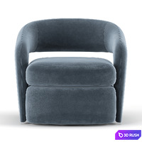 Targa Swivel Chair 3D Model Vray